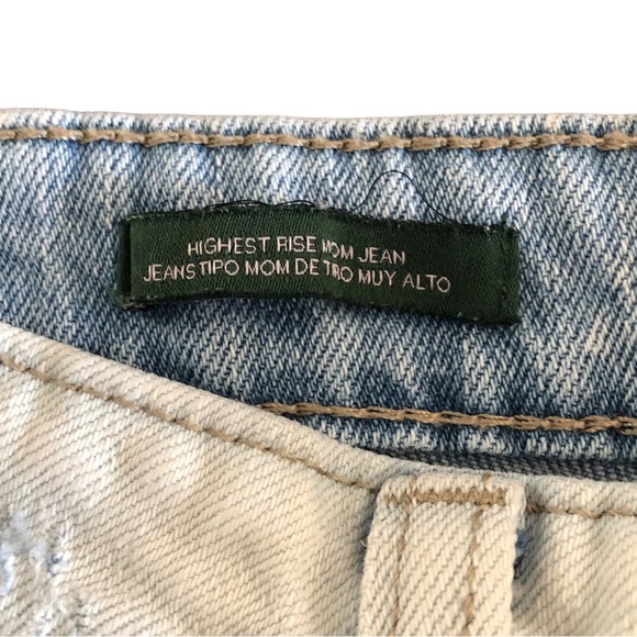 wild fable, distressed highest rise mom jean - Picture 9 of 12
